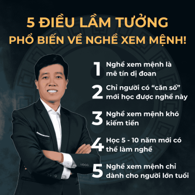 5 ĐIỀU LẦM TƯỞNG PHỔ BIẾN VỀ NGHỀ XEM MỆNH